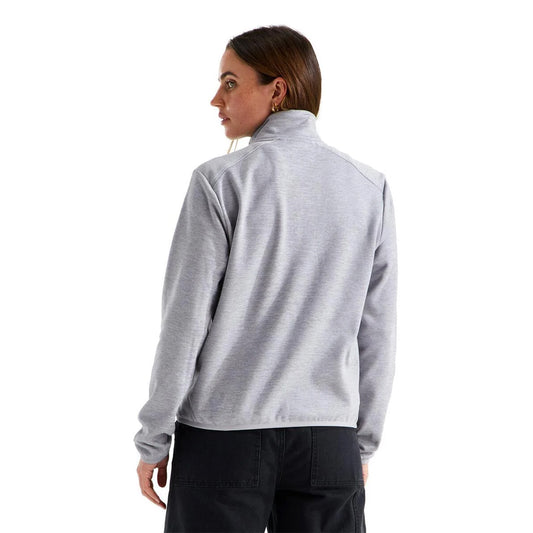 The North Face - Women's TNF Performance Fleece Full Zip Jacket - TNF Pale Grey Heather