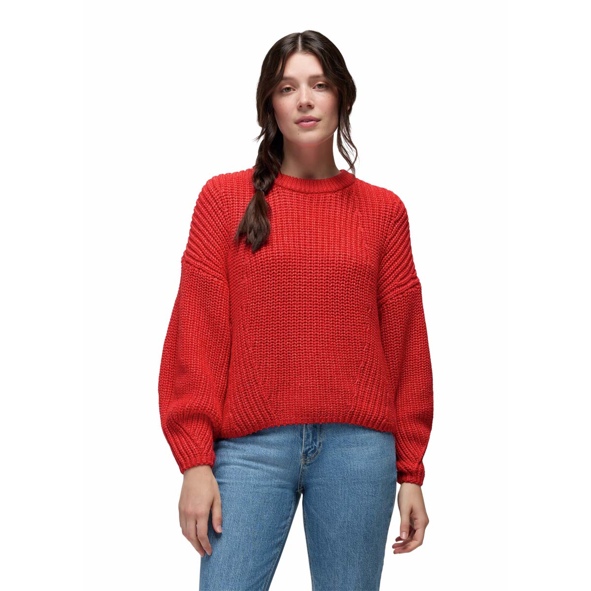 Prana - Sunday River Crewneck Sweater - Pikes Red