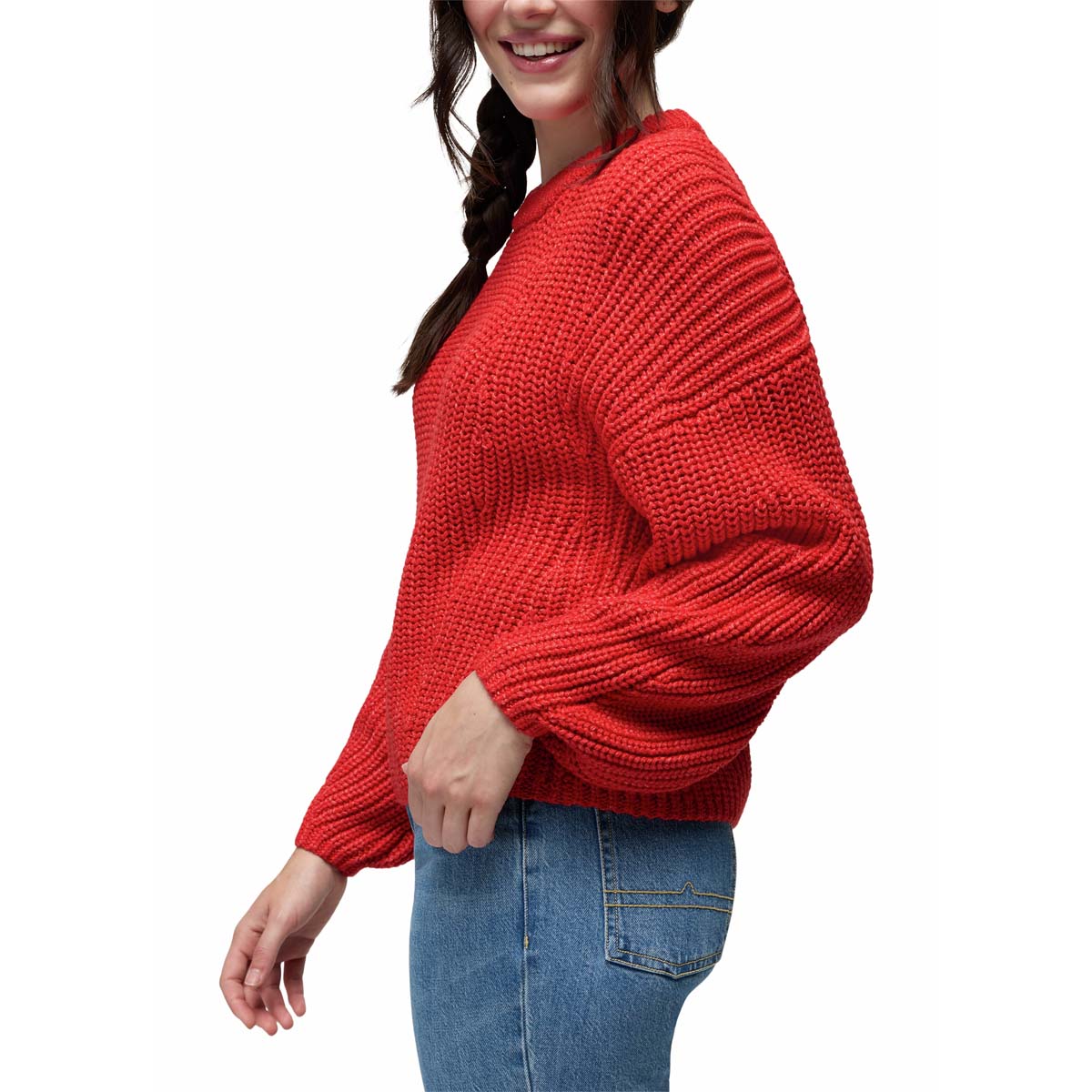Prana - Sunday River Crewneck Sweater - Pikes Red