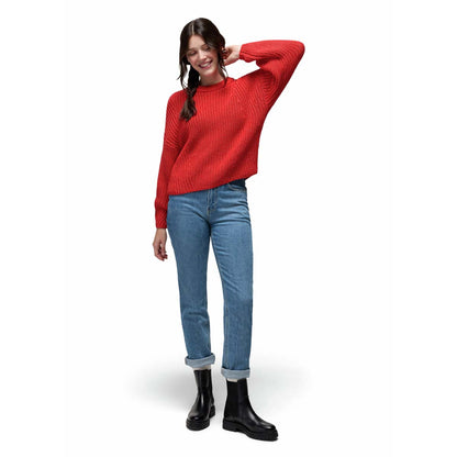Prana - Sunday River Crewneck Sweater - Pikes Red