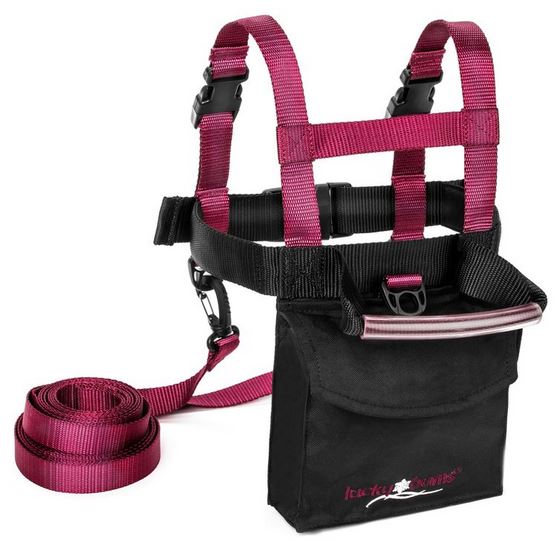 Luckybums - Ski Trainer Leash System - Pink
