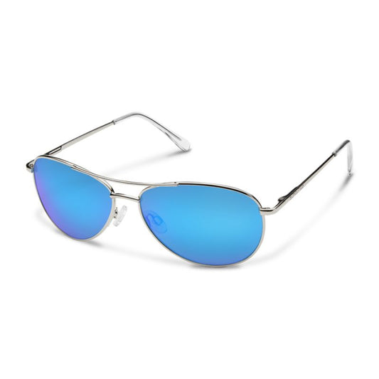 Suncloud - Patrol - Silver with Blue mirror