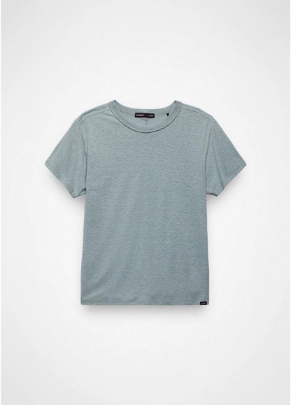 Prana - Cozy Up Short Sleeve Crew - Stormy Night Heather