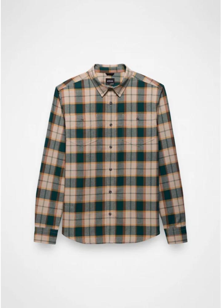 Prana - Dolberg Flannel Shirt - Thundercloud