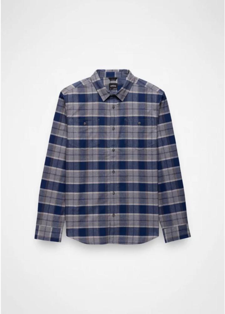 Prana - Dolberg Flannel Shirt - Thundercloud