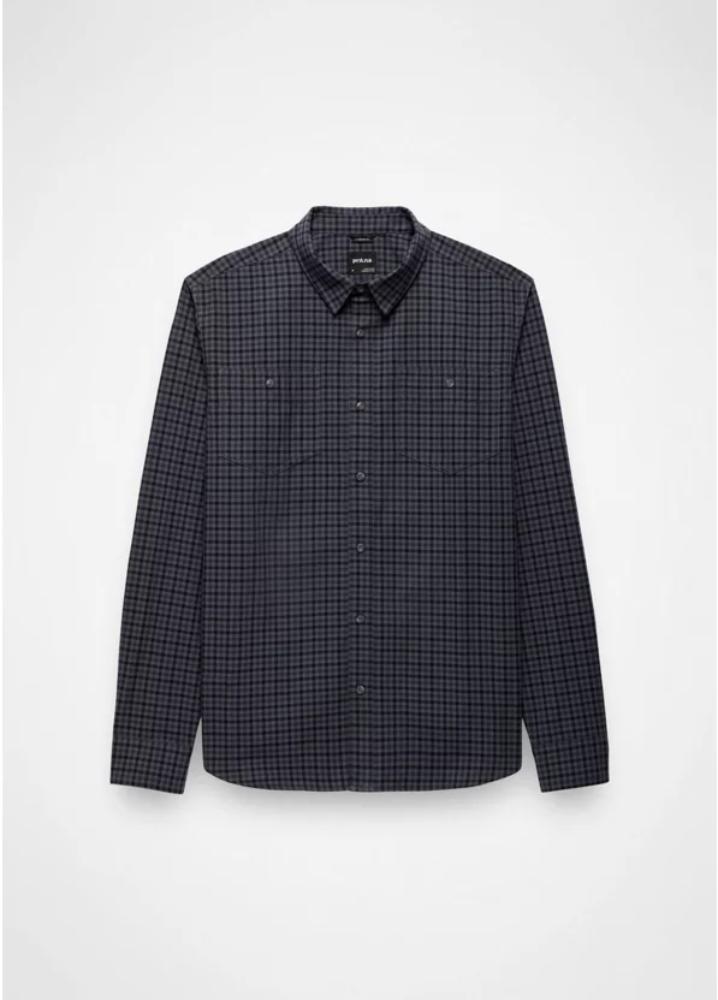 Prana - Dolberg Flannel Shirt - Thundercloud