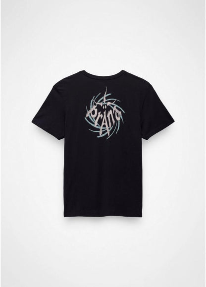 Prana - Heritage Graphic Short Sleeve Tee - Black Universe