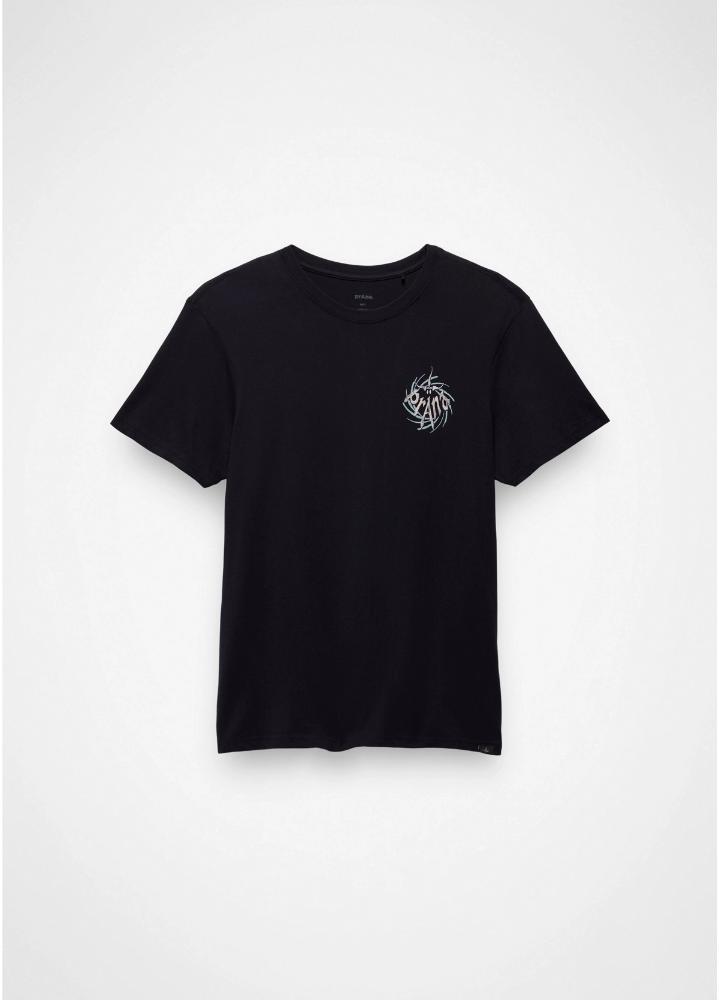 Prana - Heritage Graphic Short Sleeve Tee - Black Universe