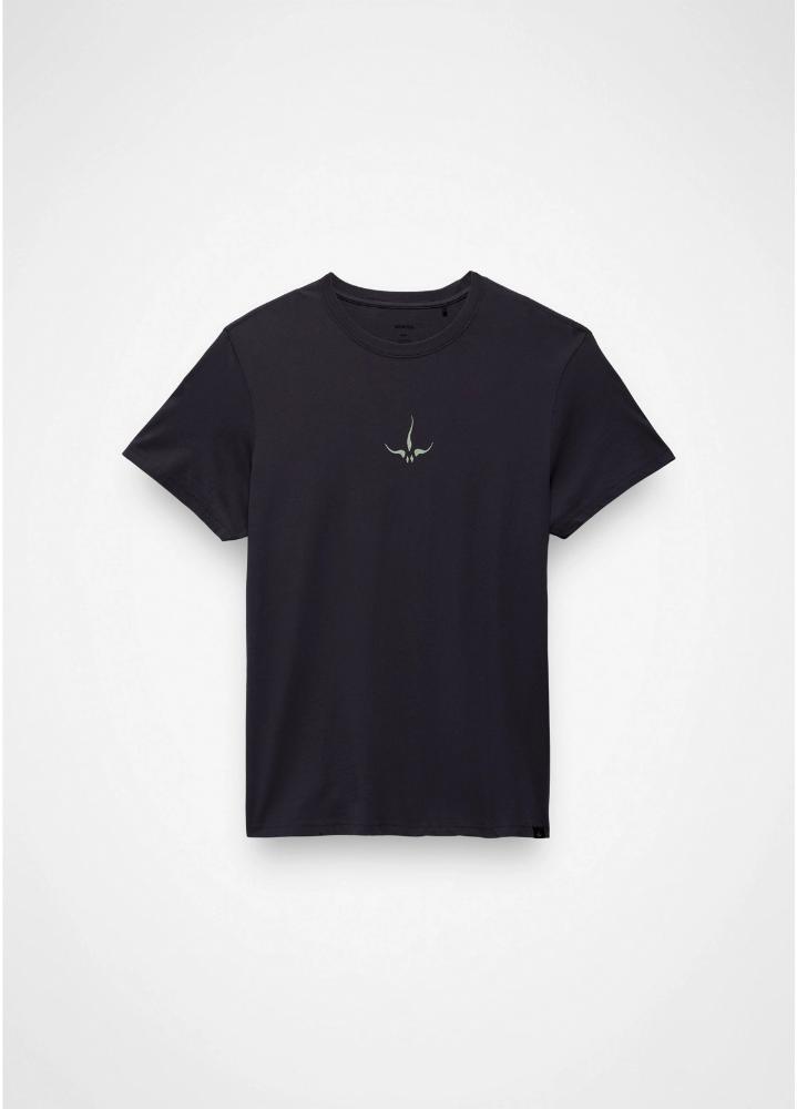 Prana - Heritage Graphic Short Sleeve Tee - Black Universe