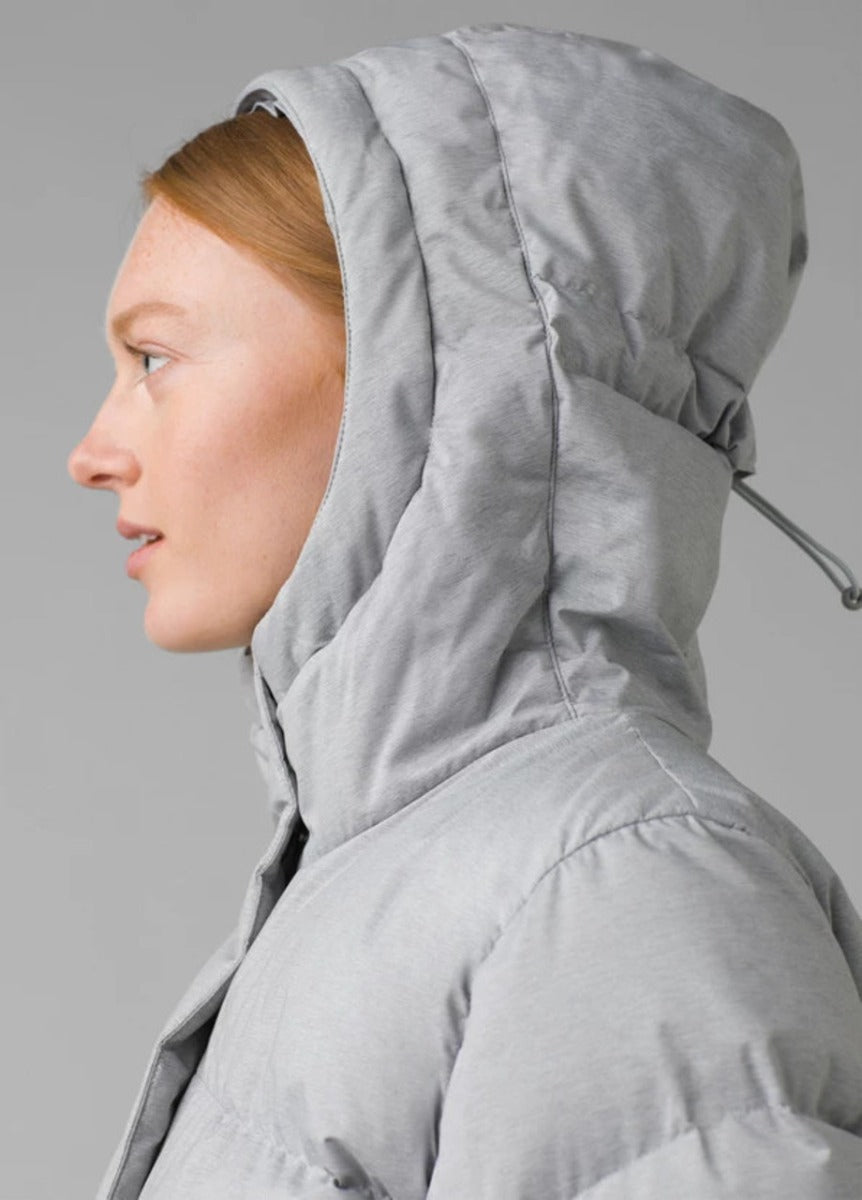 Prana - Kromata Down Jacket Sample - SM Silver Spray Heather