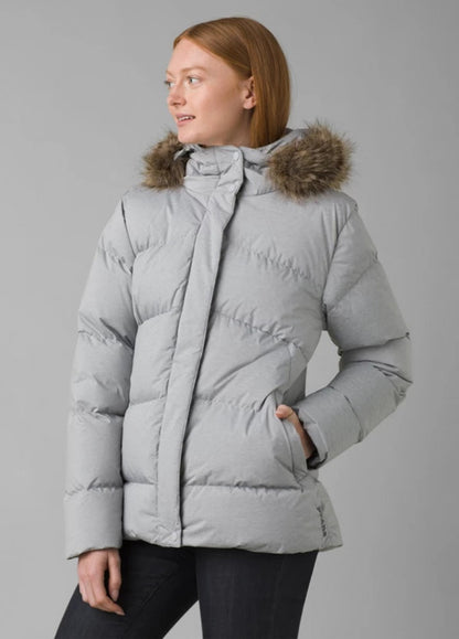 Prana - Kromata Down Jacket Sample - SM Silver Spray Heather