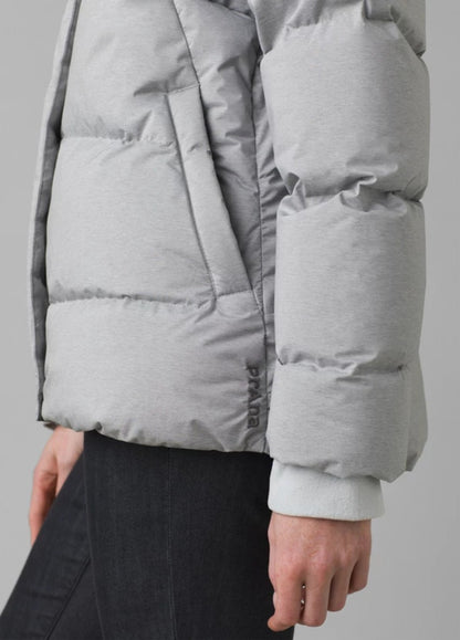 Prana - Kromata Down Jacket Sample - SM Silver Spray Heather