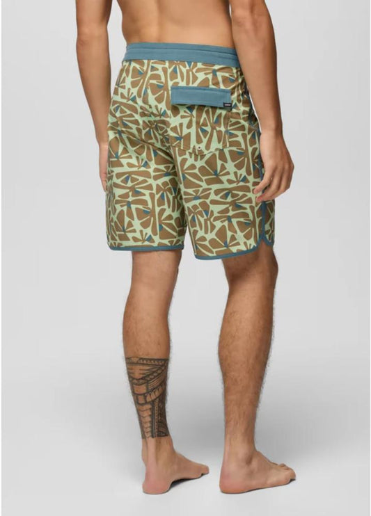 Prana - Vintage Boardshort - Bio Mint Retro Bloom