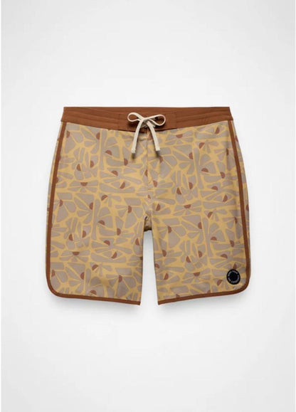 Prana - Prana Vintage Boardshort - Bio Mint Retro Bloom