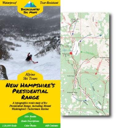 Backcountry Ski Maps - NH Presidential Range Ski Map