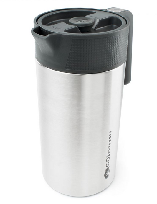 GSI Outdoors - Glacier Stainless Javapress - Brushed
