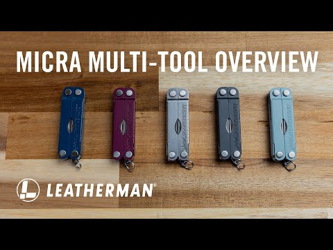 Leatherman - Micra Multitool Pegged - Jet Black