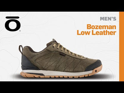 Oboz - Bozeman Low Leather - Men's - Canteen