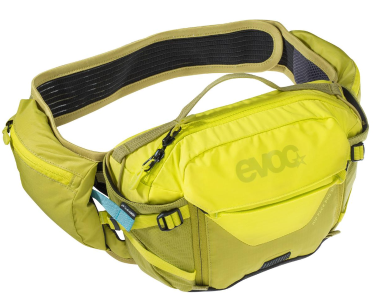 EVOC - Hip Pack Pro + 1.5L Hydration Bladder - Carbon Grey/Chili Red