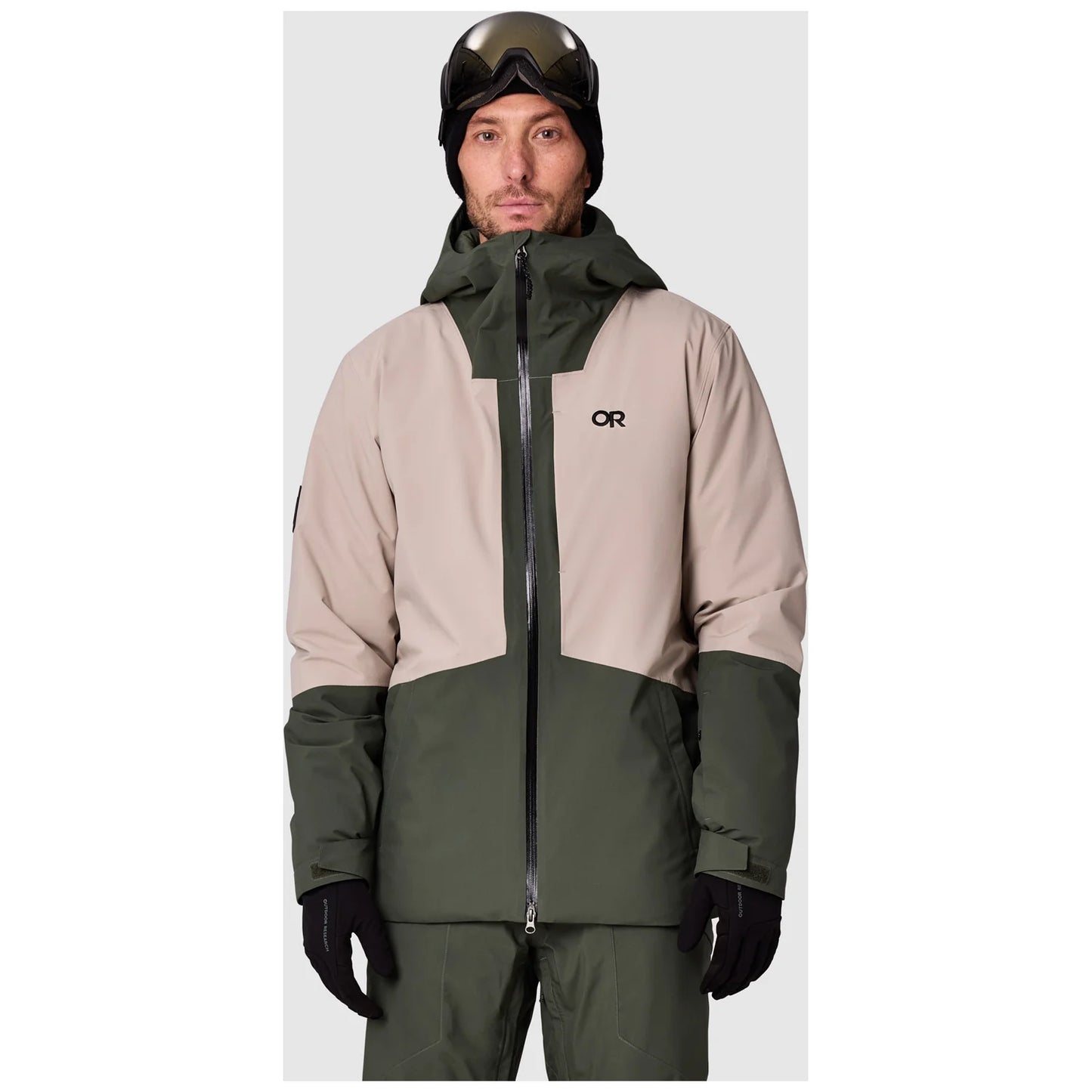 Outdoor Research - Snowcrew Jacket - Men's - Dark Laurel/pro Khaki