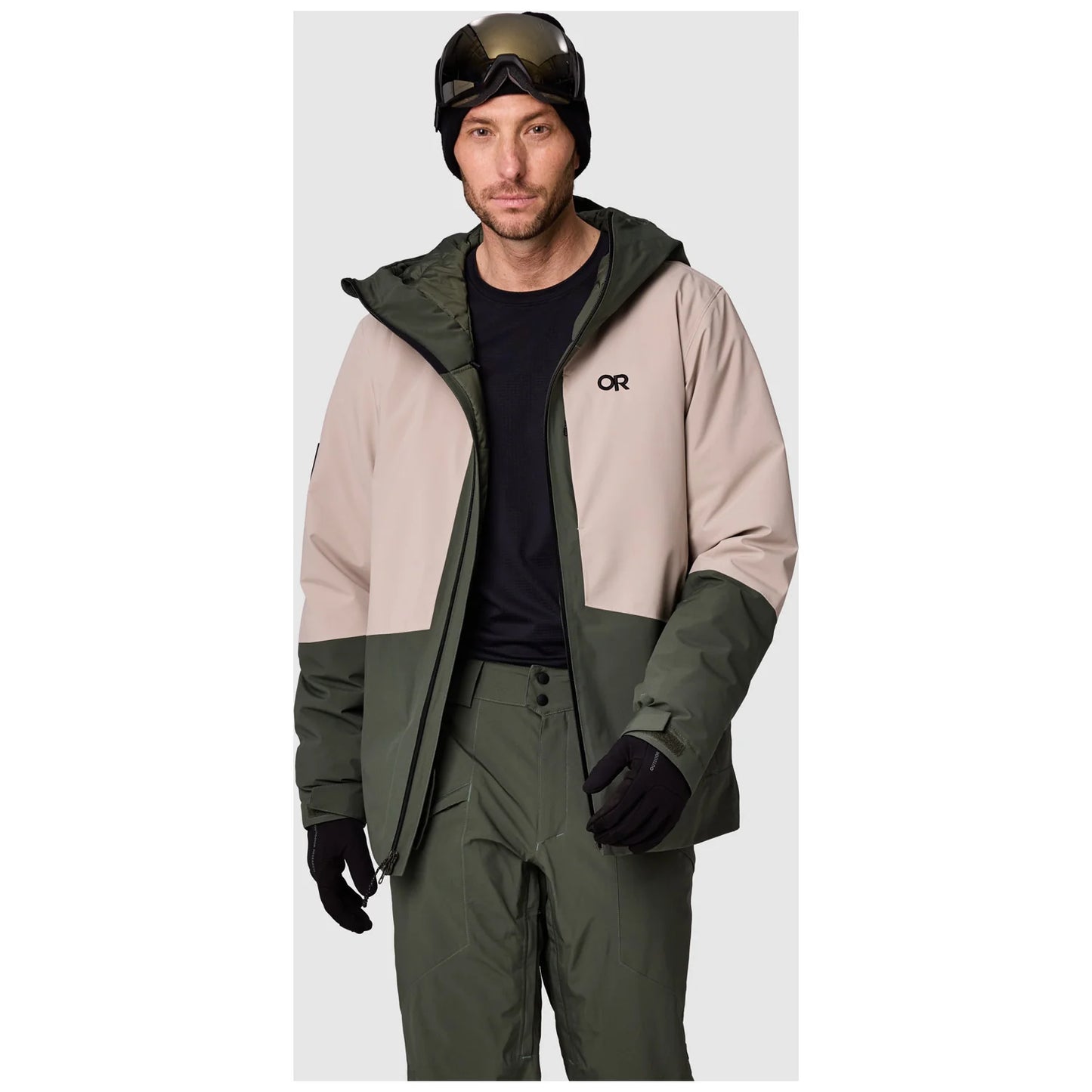 Outdoor Research - Snowcrew Jacket - Men's - Dark Laurel/pro Khaki