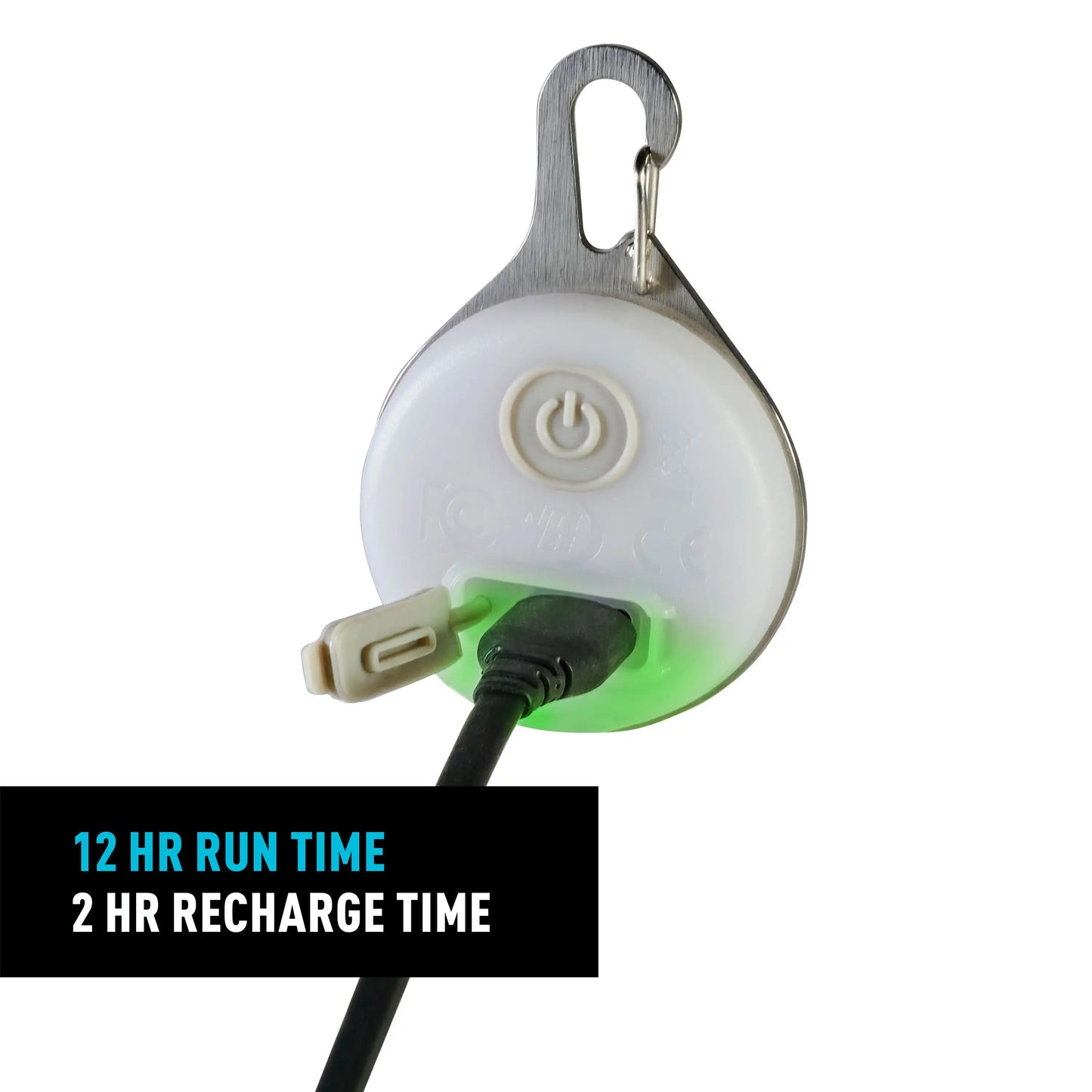 Nite Ize - SpotLit Splash Waterproof Rechargeable Collar Light - Disc-O Tech