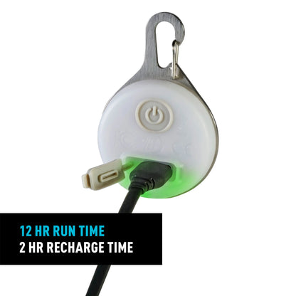 Nite Ize - SpotLit Splash Waterproof Rechargeable Collar Light - Disc-O Tech