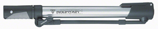 Topeak - Mountain Morph Mini Pump - 160psi, Silver/Black - Silver/Black