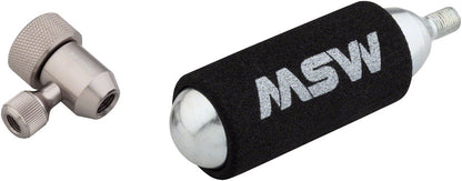 MSW - Jetstream Kit with Jetstream Adjustable Inflation Head, one 38g CO2 cartridge, and Protective Sleeve