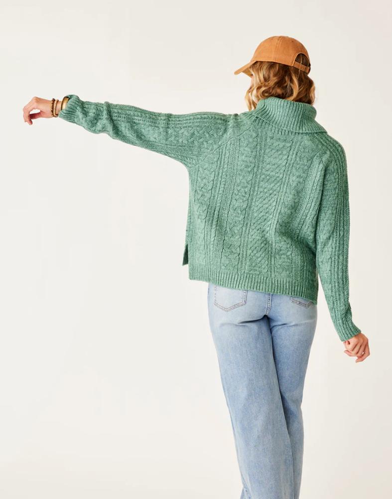 Carve Designs - Field Sweater - Women's - Chocolate Heather