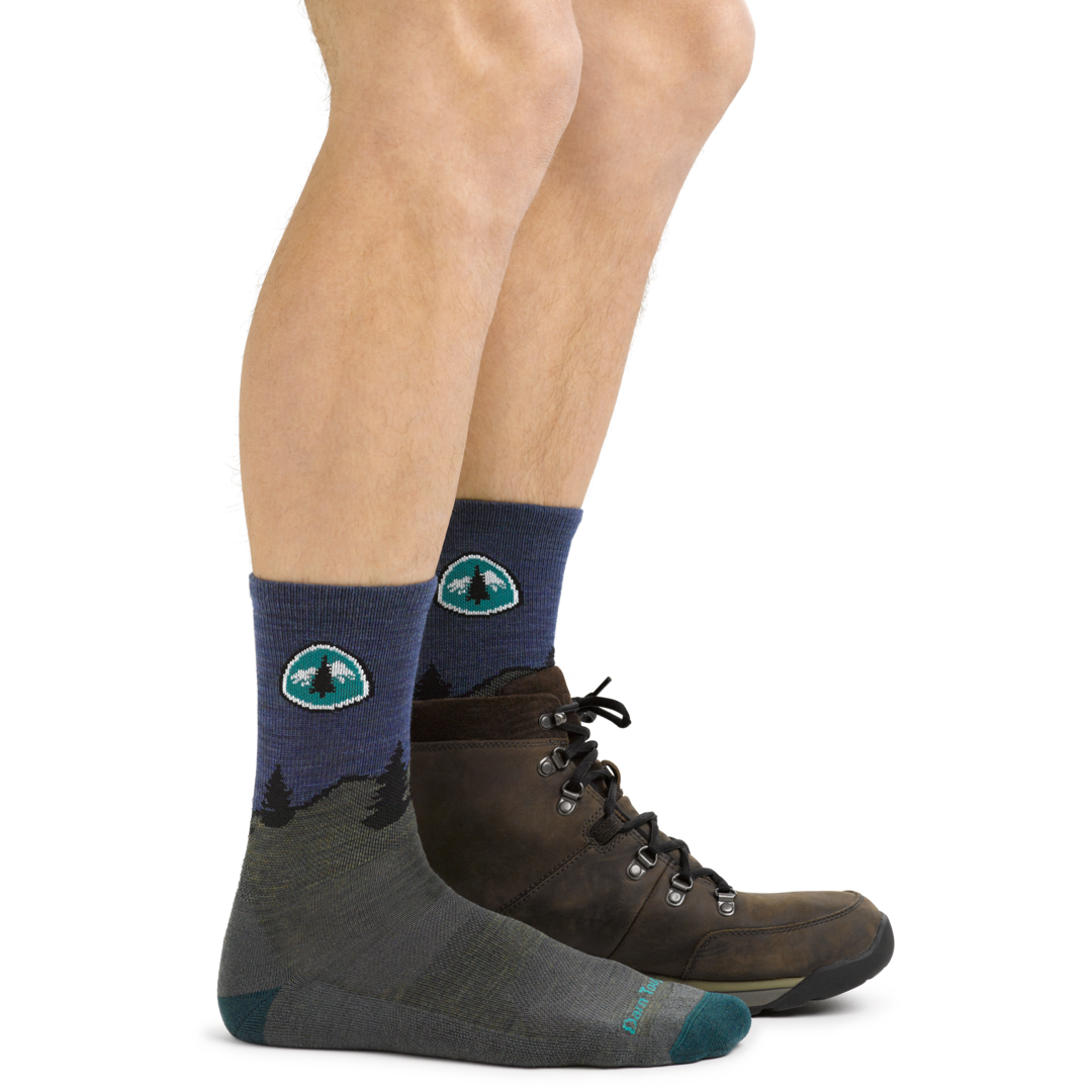 Darn Tough - PCT Micro Crew Lightweight With Cushion - Forest