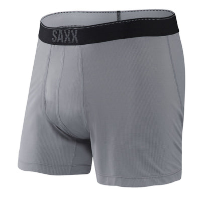 SAXX - Quest Quick Dry Mesh Boxer Brief Fly - Dark Charcoal II
