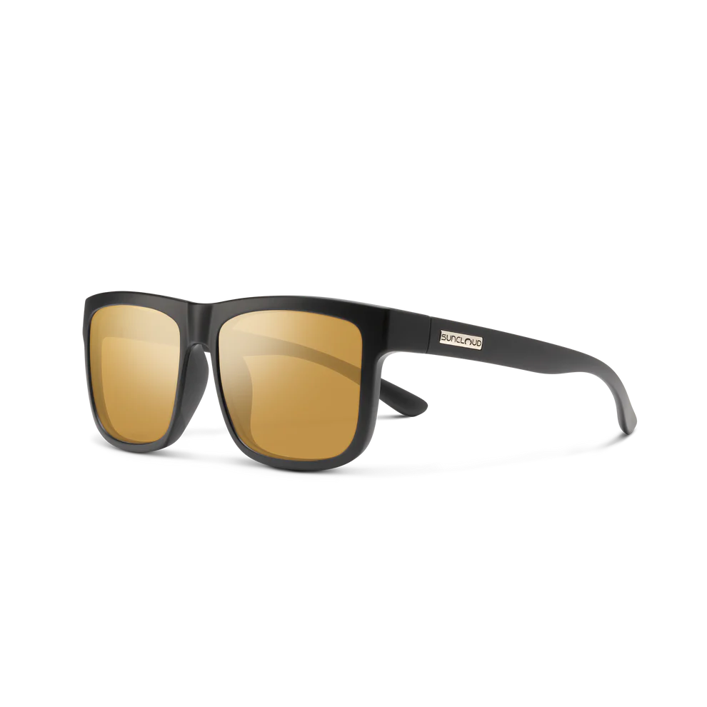 Suncloud - Quiver - Matte Black/Polarized Sienna Mirror
