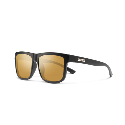 Suncloud - Quiver - Matte Black/Polarized Sienna Mirror