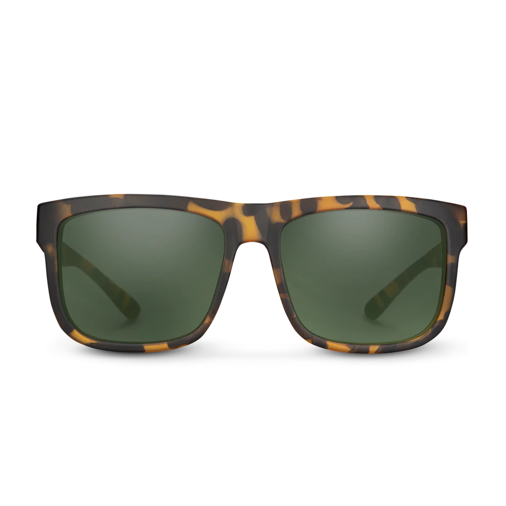 Suncloud - Quiver - Matte Yellow Tortoise/Polarized Gray Green