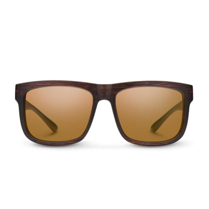 Suncloud - Quiver - Matte Ice Tortoise; Polarized Purple Mirror