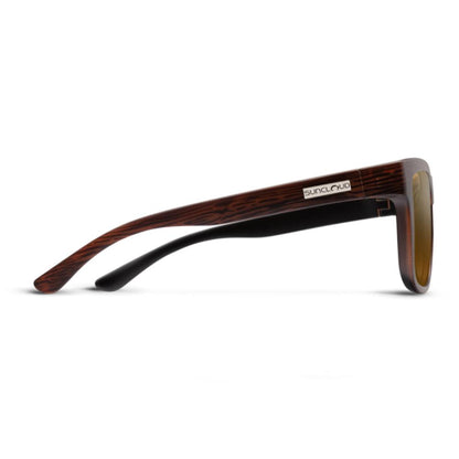 Suncloud - Quiver - Matte Ice Tortoise; Polarized Purple Mirror