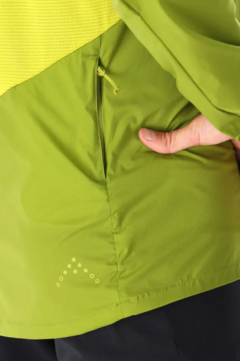 Rab - Windveil Pull-On Men's - Aspen Green/Zest