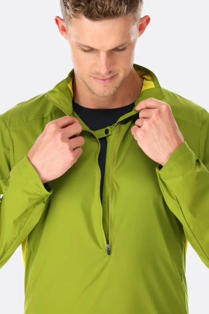 Rab - Windveil Pull-On Men's - Aspen Green/Zest