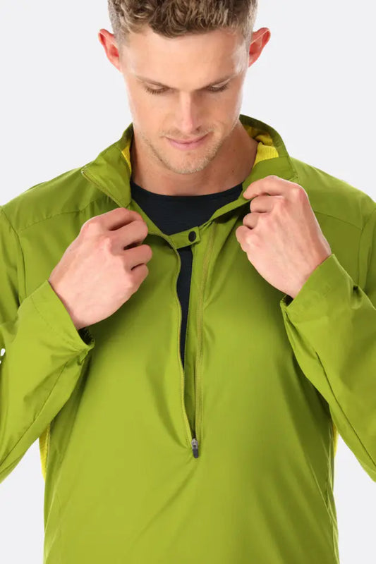 Rab - Windveil Pull-On Men's - Aspen Green/Zest