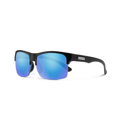 Suncloud - Rambler Lite - Matte Black; Polarized Blue Mirror