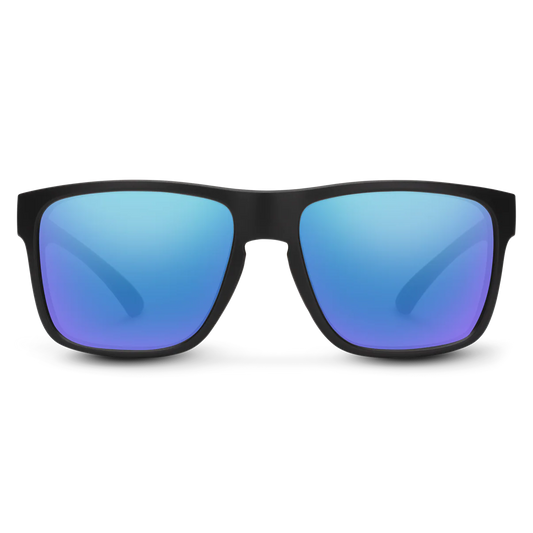 Suncloud - Rambler - Matte Black; Blue Mirror