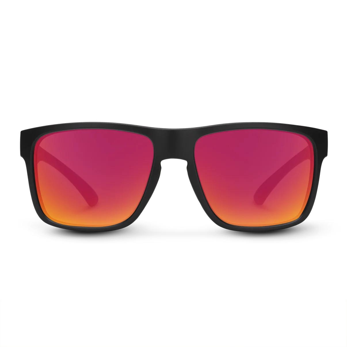 Suncloud - Rambler - Matte Black; Polarized Red Mirror