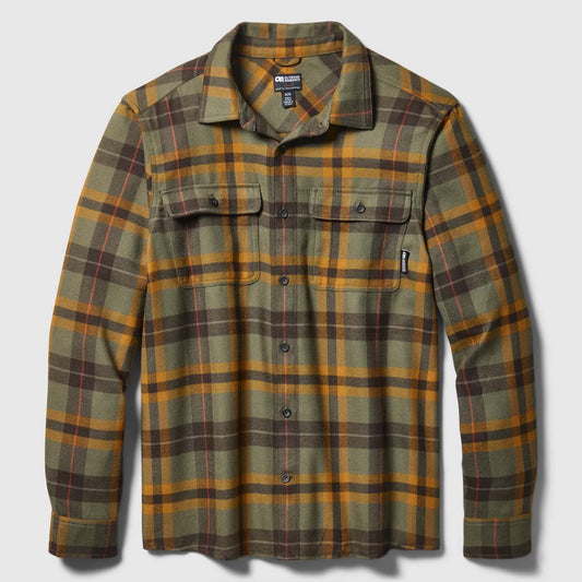 Outdoor Research - Feedback Flannel Twill Shirt - Men's - Ranger Green/Sedona Plaid
