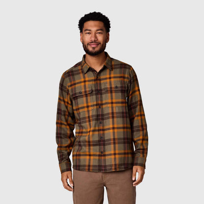Outdoor Research - Feedback Flannel Twill Shirt - Men's - Ranger Green/Sedona Plaid