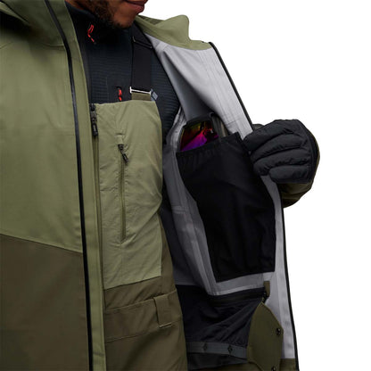 Black Diamond - Men's Recon Stretch Shell - Tundra-Dark Moss