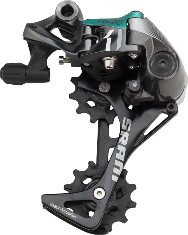 SRAM - Force 1 Rear Derailleur - 11 Speed, Long Cage, Gray - Black