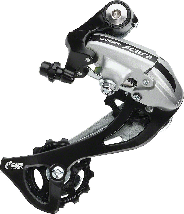 Shimano - Acera RD-M360-SGS Rear Derailleur - 7,8 Speed, Long Cage, Silver - Silver