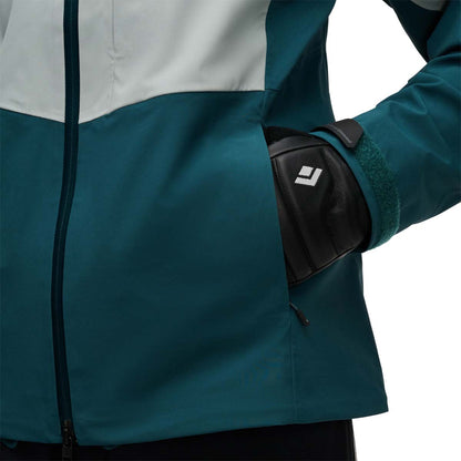 Black Diamond - Women's Recon Stretch Shell - Agave-Deep Woods