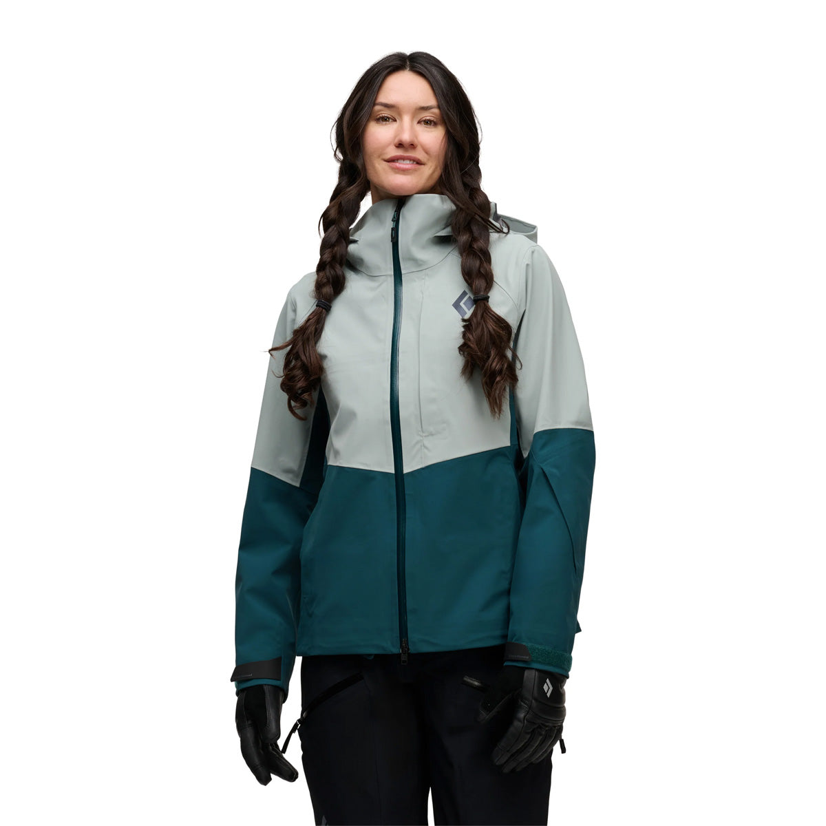 Black Diamond - Women's Recon Stretch Shell - Agave-Deep Woods